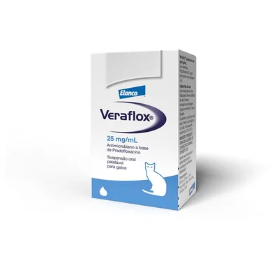 Veraflox Antimicrobiano Suspensão para Gatos