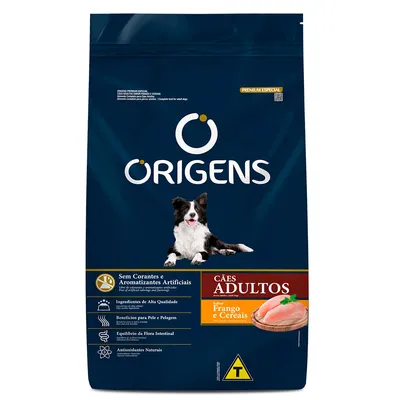 Ração Origens Cães Adultos Frango e Cereais