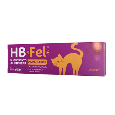 Suplemento Alimentar HB Fel para Gatos Avert