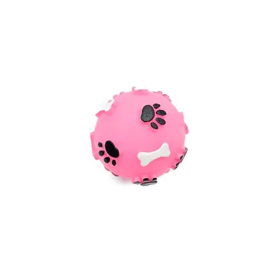 Bolinha Baby Vinil Animania Rosa