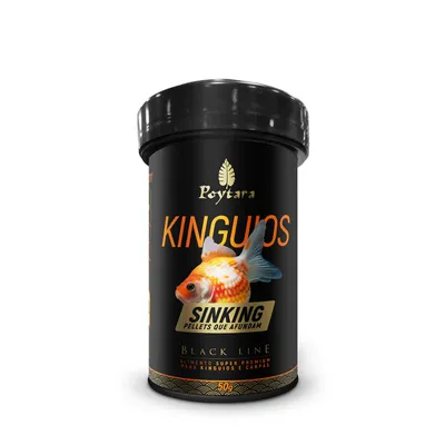 Ração Kinguio Black Line Sinking Poytara