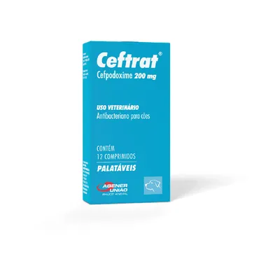 Antibiótico Ceftrat 200mg para Cães