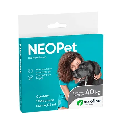 Antipulgas e Carrapatos Neopet Cães acima de 40kg