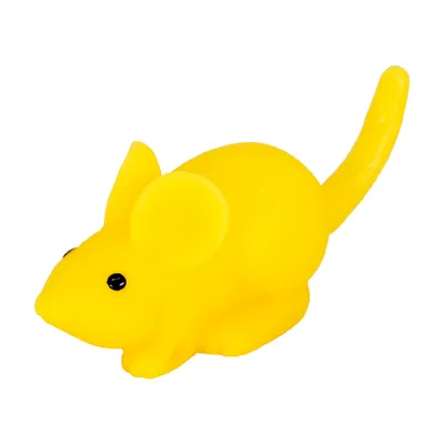 Brinquedo Ratinho Vinil LCM Amarelo