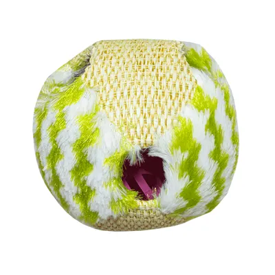 Brinquedo Pelúcia Bola com Guizo Savana