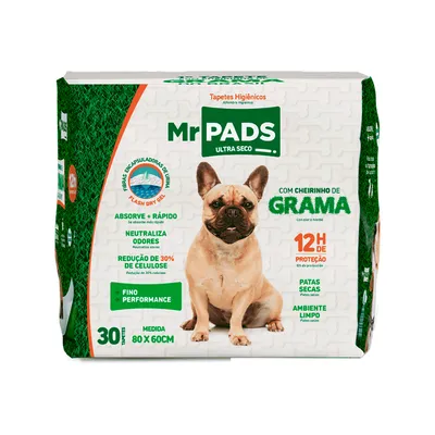 Tapete Higiênico Mr Pads Grama 80x60cm Procão