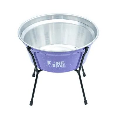 Comedouro Aramado Simples NF Pet Lilás
