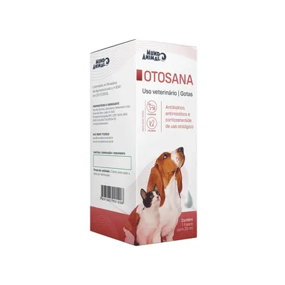 Otosana Solução Otológica Mundo Animal
