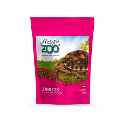 Ração Extrusada Megazoo para Jabutis