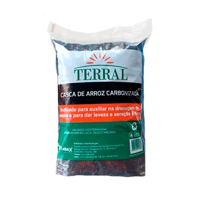 Casca de Arroz Carbonizada Terral