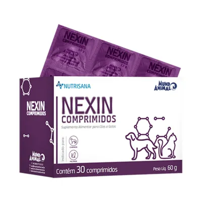 Suplemento Alimentar Nexin para Cães e Gatos Nutrisana