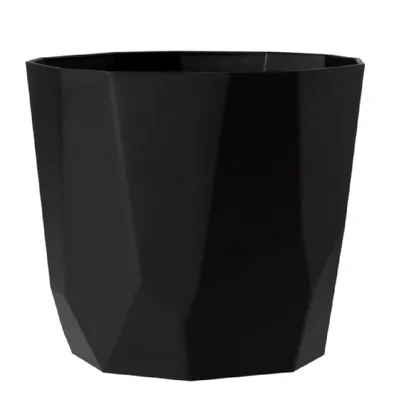 Cachepô Diamante West Garden Preto