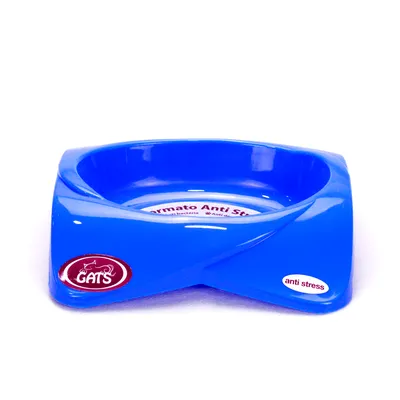 Comedouro Premium Gatos Pet Flex Azul
