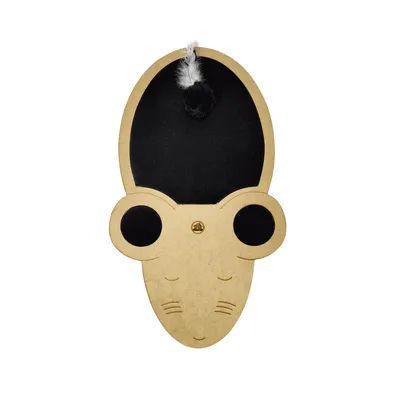 Arranhador Joy Mouse Fábrica Pet Preto