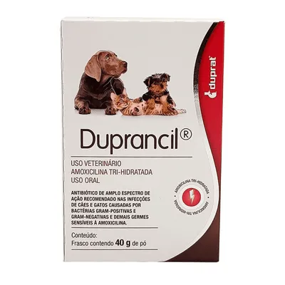 Duprancil Oral Pó Antibiótico para Cães e Gatos