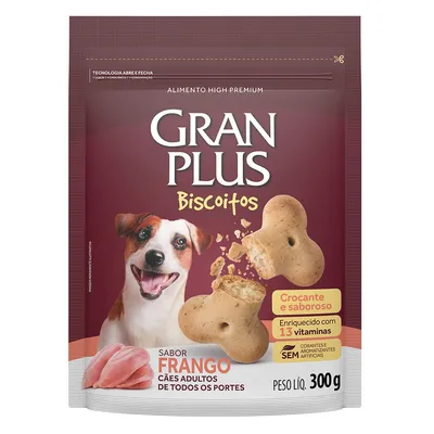 Biscoito GranPlus Cães Adultos Frango