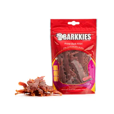 Petisco Natural Cães Barkkies Prime Fillet Pato