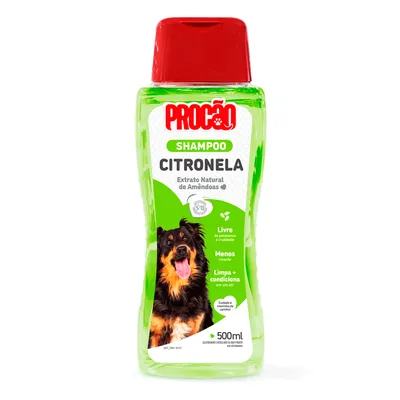 Shampoo Citronela para Cães e Gatos Procão