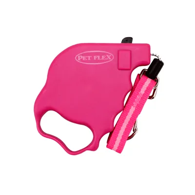 Guia Retrátil Premium Pet Flex Rosa