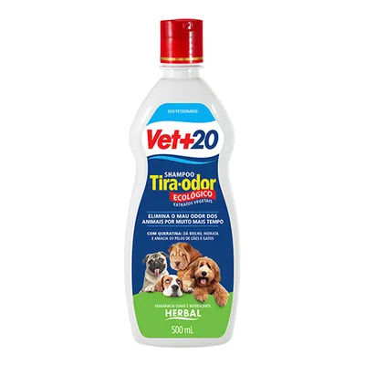 Shampoo Tira Odor Vet+20 Herbal