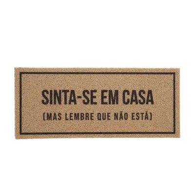 Tapete Vinil Long Sinta-se em Casa Kapazi