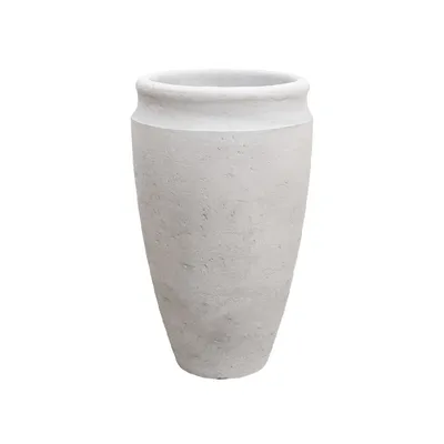 Vaso Antique Japi Cimento Queimado