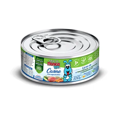 Ração Úmida Turma da Mônica Cães Carne com Especiarias