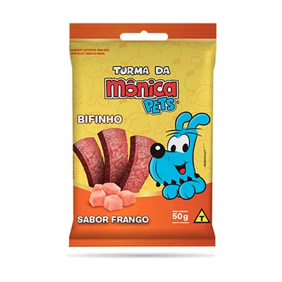 Bifinho Turma da Mônica Cães Adultos Frango
