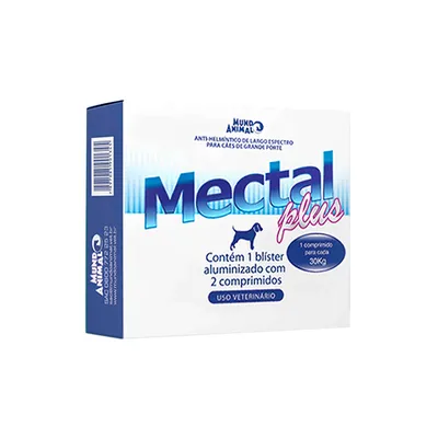 Mectal Plus Cães 30kg Mundo Animal