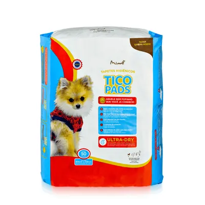 Tapete Higiênico Tico Pads Filhotes 60x55cm Expet