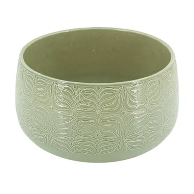 Bacia Bretagne Cerâmica Flor Ts Brasil Menta