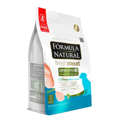 Ração Fórmula Natural Fresh Meat Controle de Peso Cães Médio e Grande Frango