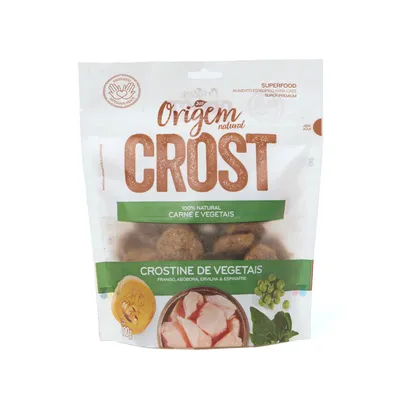 Petisco Cães Origem Natural Crost Crostine Vegetais