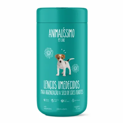 Lenços Umedecidos para Filhotes Animalíssimo