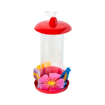 Bebedouro Simples para Beija-Flor Kotori Vermelho