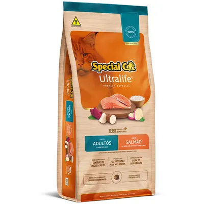 Ração Special Cat Ultralife Gatos Adultos Salmão