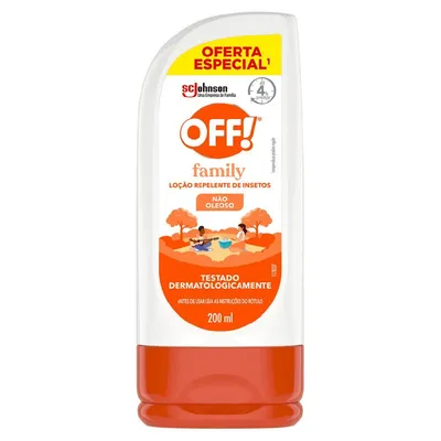 Loção Repelente de Insetos Off Family Squeeze