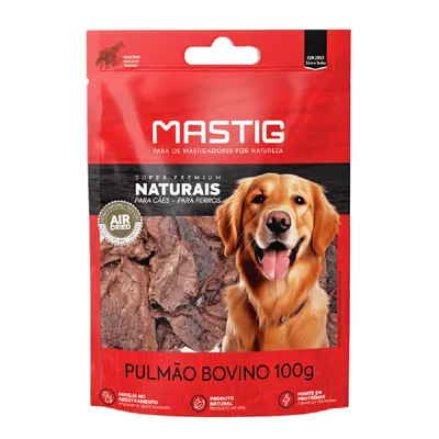 Petisco Pulmão Bovino para Cães Mastig