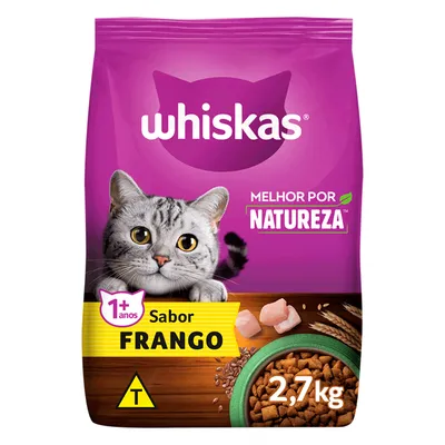 Ração Whiskas Gatos Adultos Melhor Por Natureza Frango