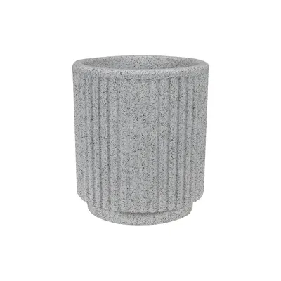 Vaso SP27 Cilindro Fosco 20 x 23cm Branco Vasart