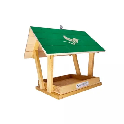 Comedouro Manual Livre Birds para Pássaros Livres Verde