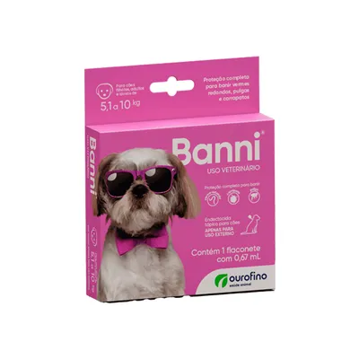 Banni Antipulgas para Cães de 5kg a 10kg