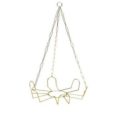 Suporte Havaiana para Vasos Regaplan Dourado