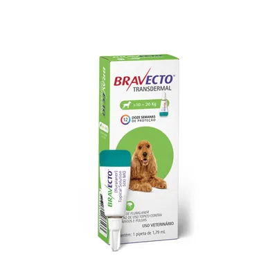Antipulgas Bravecto Transdermal Cães 10 a 20 kg