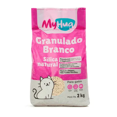 Areia Sílica MyHug Granulado Branco