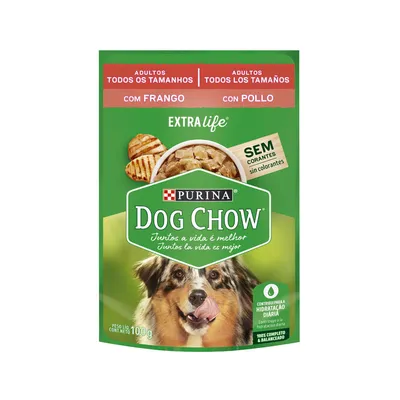 Ração Úmida Dog Chow Cães Adultos Frango