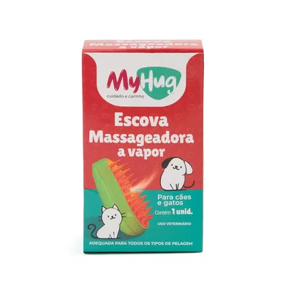 Escova Massageadora a Vapor para Cães e Gatos MyHug