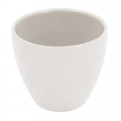 Vaso Genoa Cerâmica Ts Brasil Branco Fosco