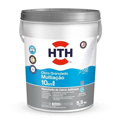 Cloro Aditivado Purificador 10 em 1 Mineral Brilliance HTH
