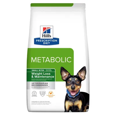 Ração Hill's Prescription Diet Metabolic Obesidade Cães Pedaços Pequenos